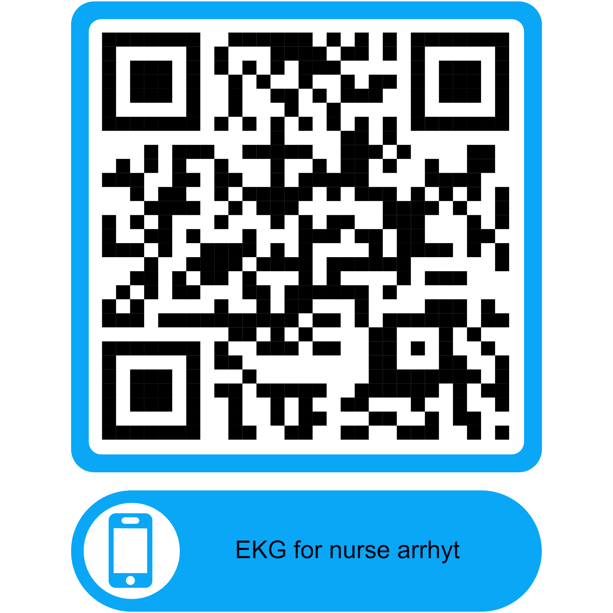 OR Code EKG for nurse arrhythmia