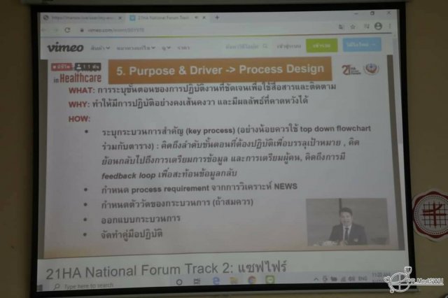 ประชุมวิชาการประจำปี ครั้งที่ 21 th HA National Forum หัวข้อ “Enhancing TRUST in Healthcare”วันที่17-  19 มีนาคม 2564