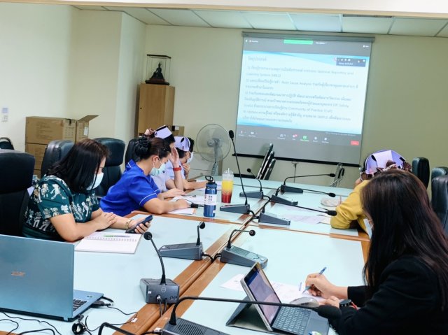 ประชุม แลกเปลี่ยนเรียนรู้ในกิจกรรมชุมชนนักปฏิบัติ (CoPs)  “หมวด Mental health and Mediation” ในวันพุธที่ 19 พฤษภาคม 2564 