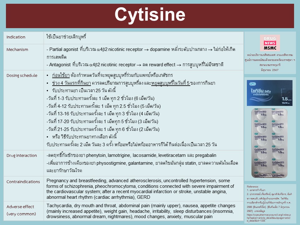 Cytisine 07.06.67