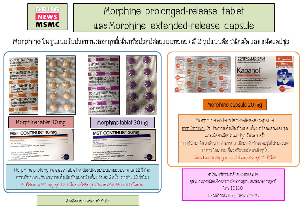 Morphine  prolonged-release  tablet