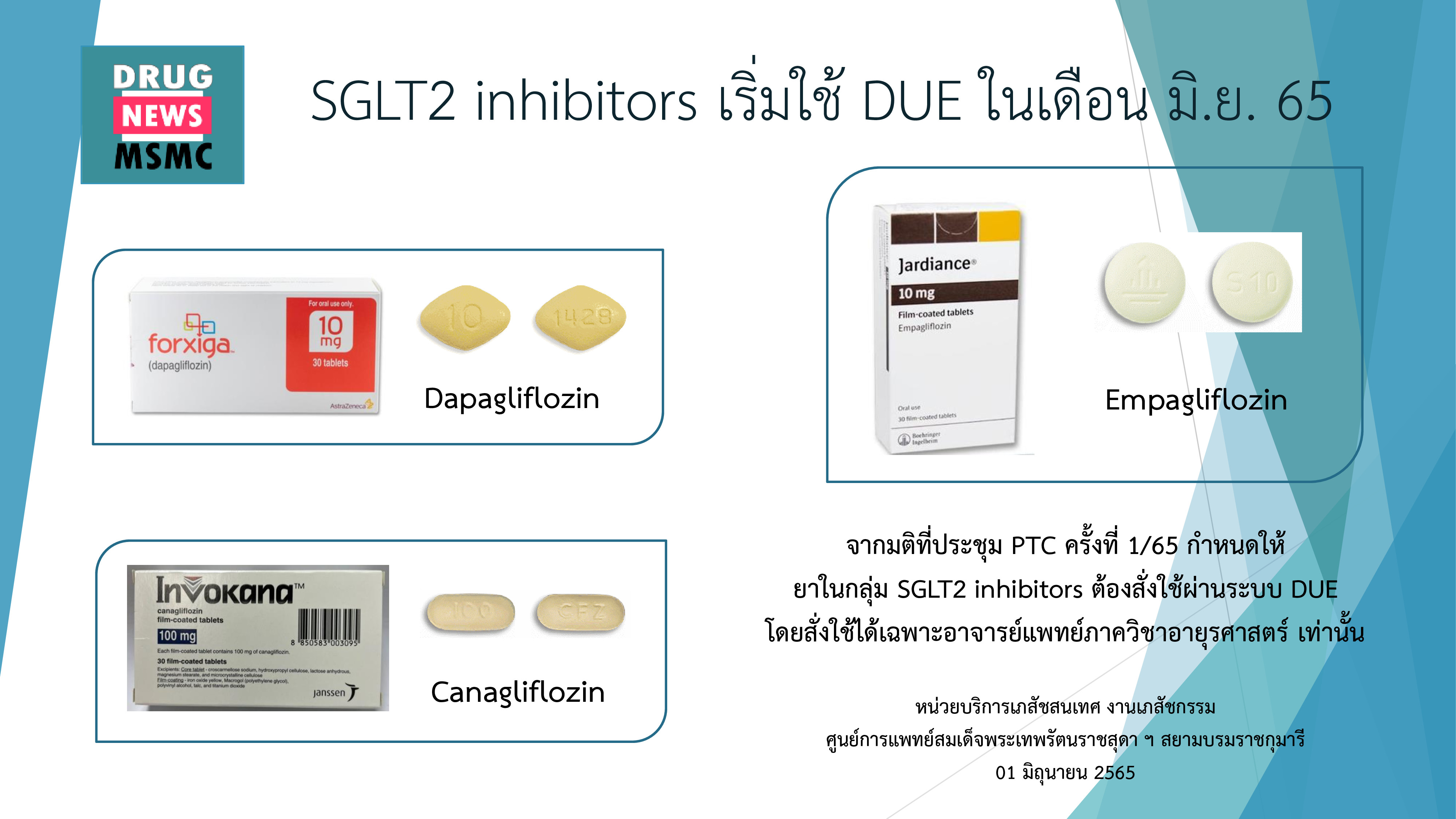 SGLT2 inhibitors DUE