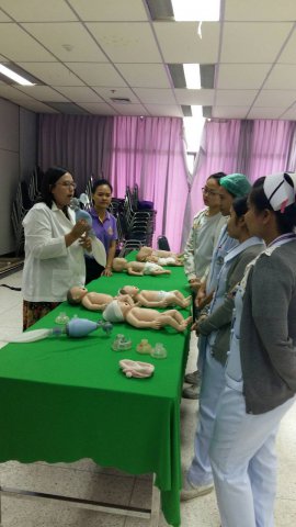 บุคภาพบุคลากรหน่วยงาน 9/2 เข้าร่วมการอบรม Pediatric life Support