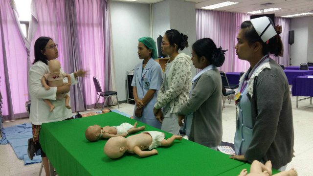 บุคภาพบุคลากรหน่วยงาน 9/2 เข้าร่วมการอบรม Pediatric life Support