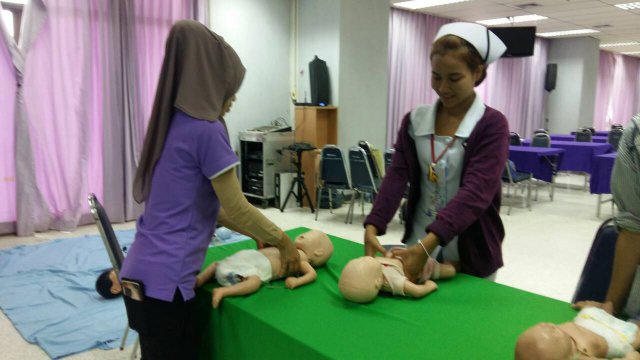 บุคภาพบุคลากรหน่วยงาน 9/2 เข้าร่วมการอบรม Pediatric life Support