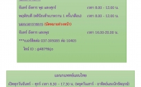 ตารางการออกตรวจ PMR